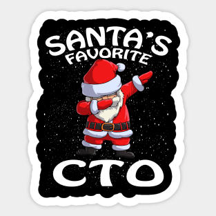 Santas Favorite Cto Christmas Sticker